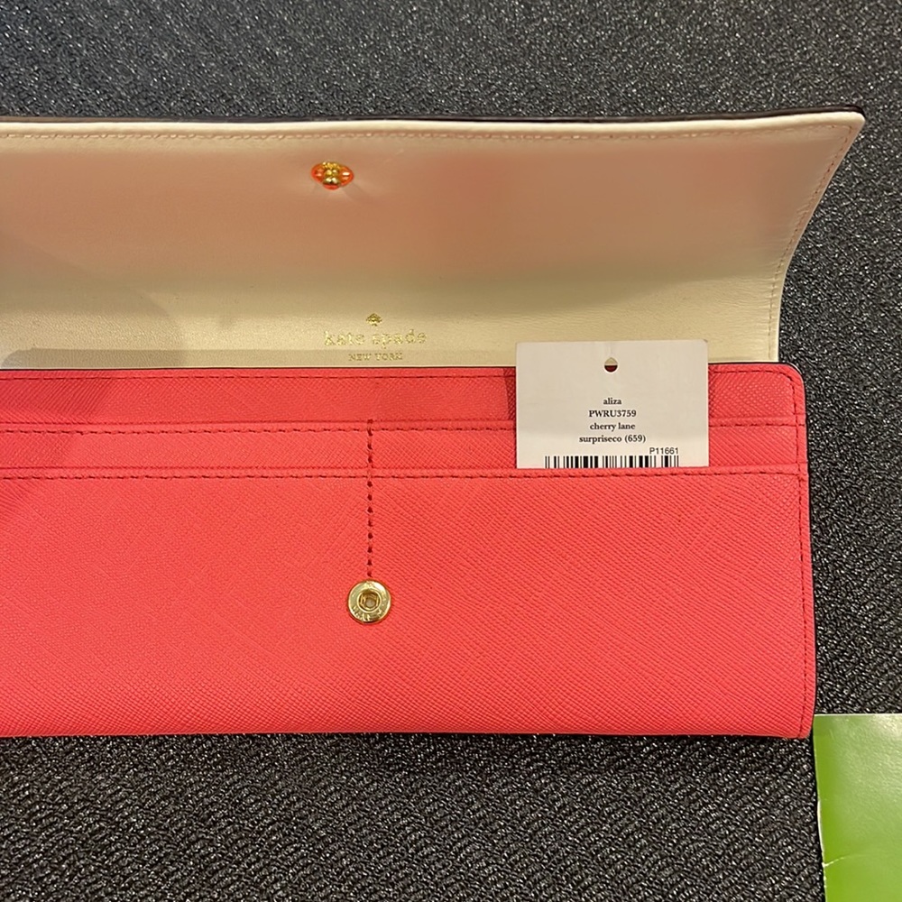 Kate Spade Aliza Cherry Lane Wallet - Picture 4 of 6